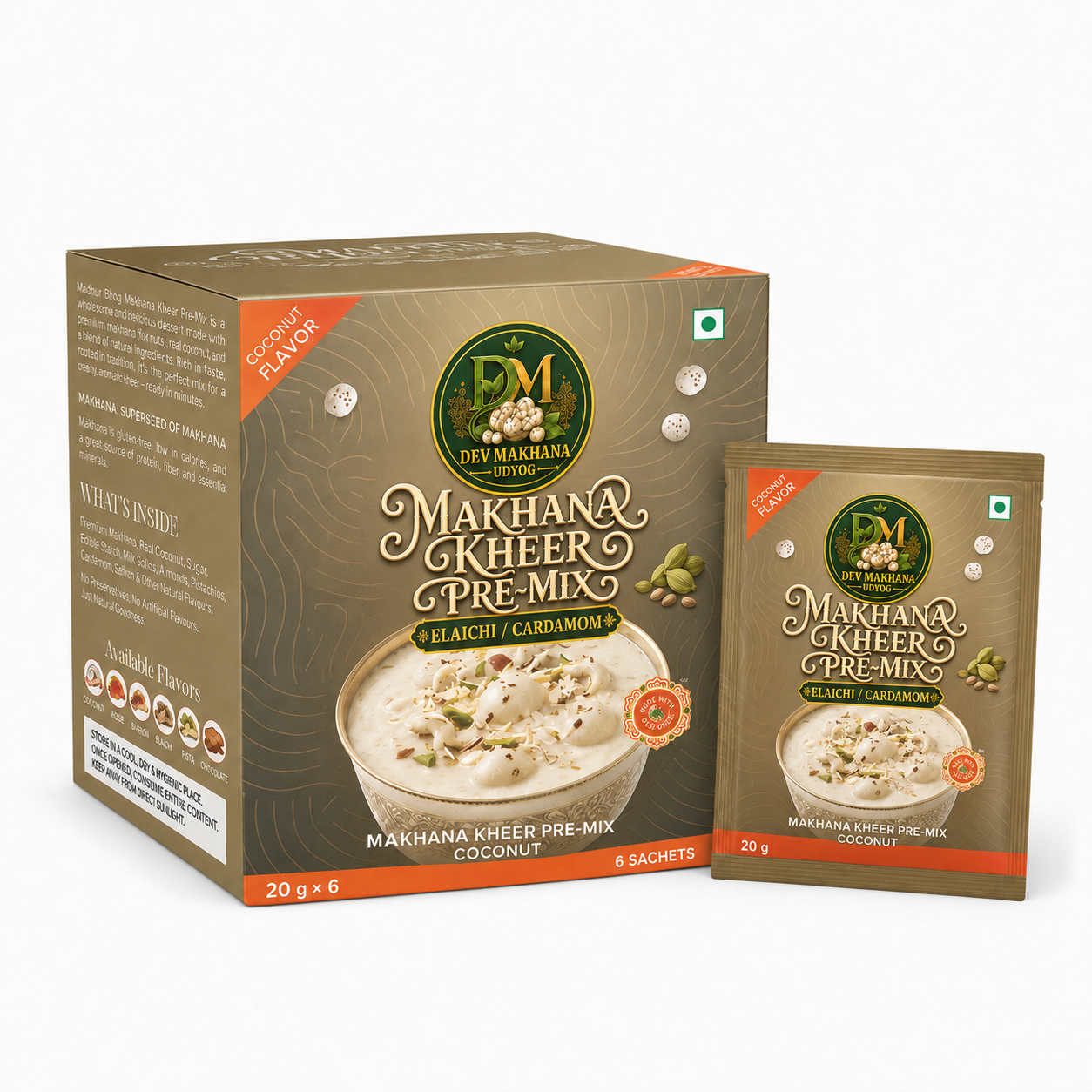 Makhana Kheer Pre-Mix Coconut (20 g x 6)